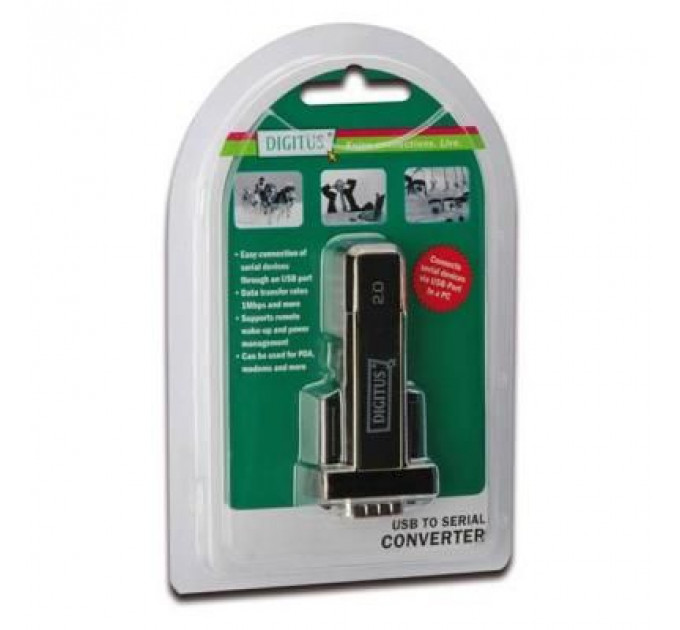 Перехідник USB to RS232 Digitus (DA-70156)