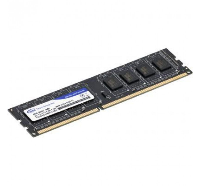 Модуль пам'яті для комп'ютера DDR3 4GB 1600 MHz Team (TED34GM1600C1101 / TED34G1600C1101)