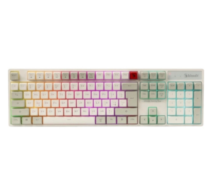 A4Tech Клавіатура A4Tech Bloody B230N USB UA White (4711421003131)