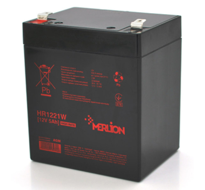 Merlion Батарея до ДБЖ Merlion HR1221W 12V-5Ah (HR1221W)