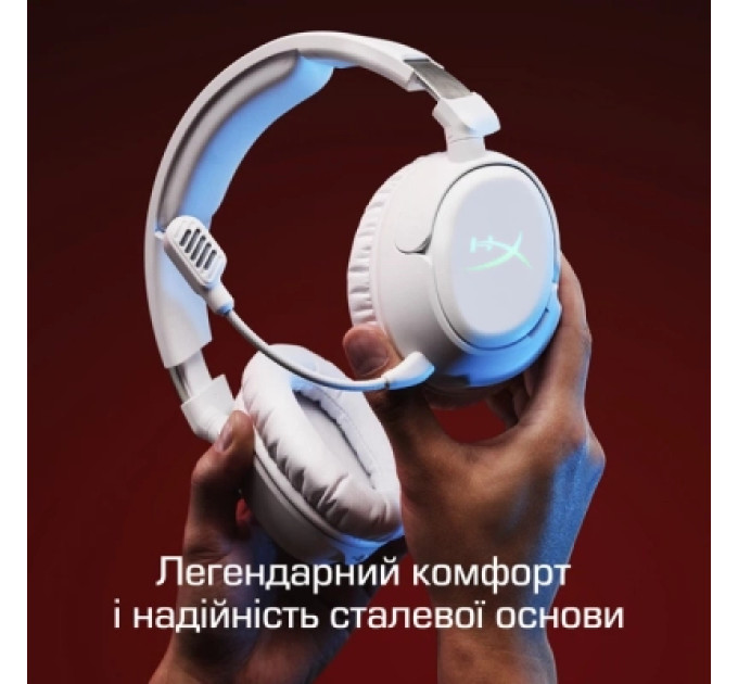 HyperX Навушники HyperX Cloud Flight 2 Wireless White (B5VC5AA)
