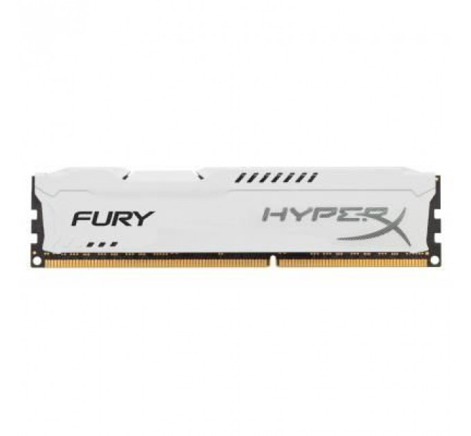 Модуль пам'яті для комп'ютера DDR3 8Gb 1600 MHz HyperX Fury White Kingston Fury (ex.HyperX) (HX316C10FW/8)