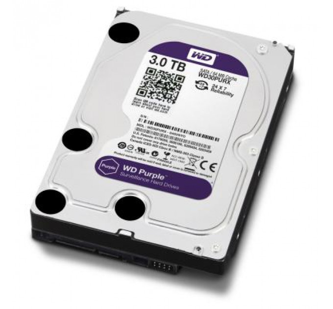 Жорсткий диск 3.5" 3TB WD (WD30PURX)