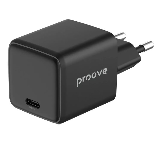 Proove Мережевий зарядний пристрій Proove Pocket GaN 25W Black (WCPG25010201)