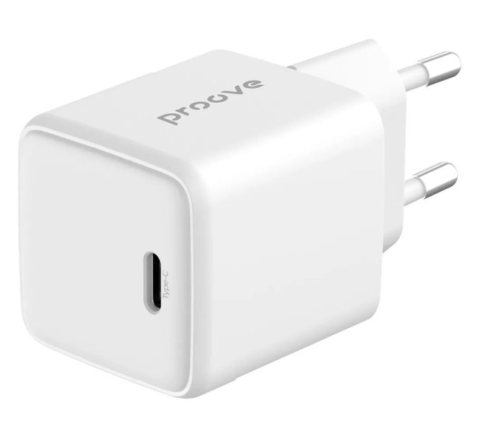 Proove Мережевий зарядний пристрій Proove Pocket GaN 25W White (WCPG25010202)