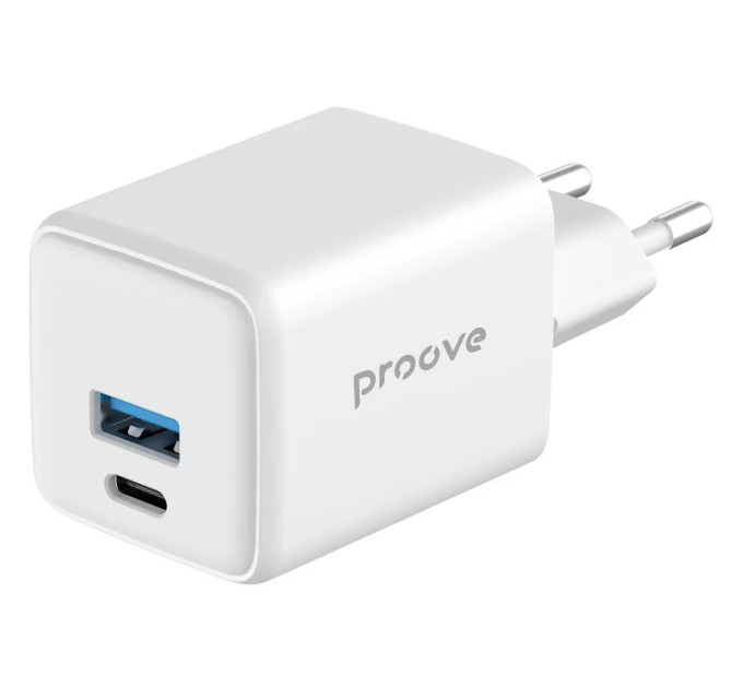 Proove Мережевий зарядний пристрій Proove Pocket GaN Plus 25W White (WCPG25111202)