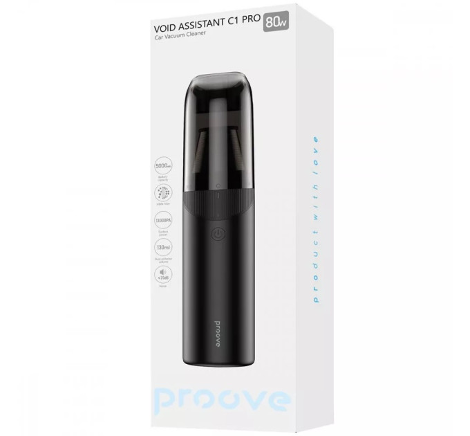 Proove Акумуляторний пилосос Proove Void Assistant C1 Pro Black (PAVC10751201)