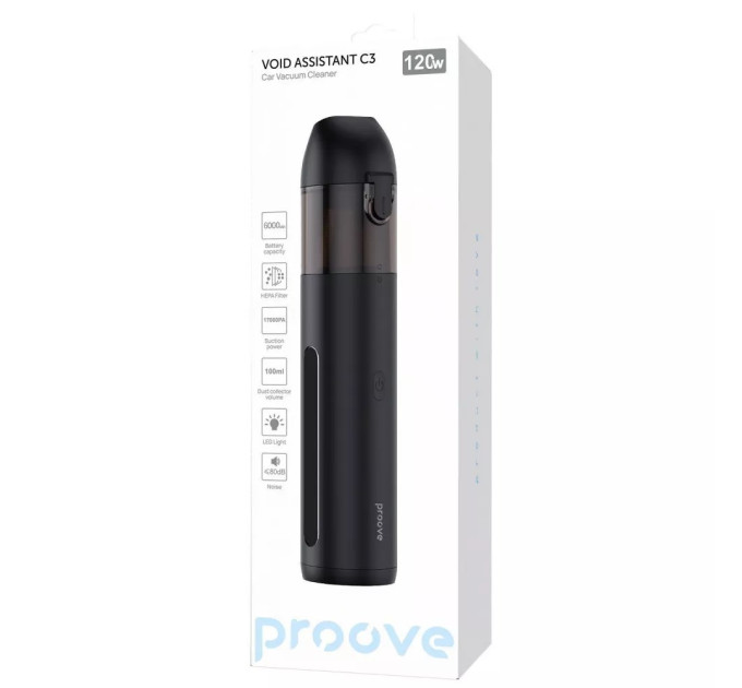 Proove Акумуляторний пилосос Proove Void Assistant C3 Black (PAVC31201201)