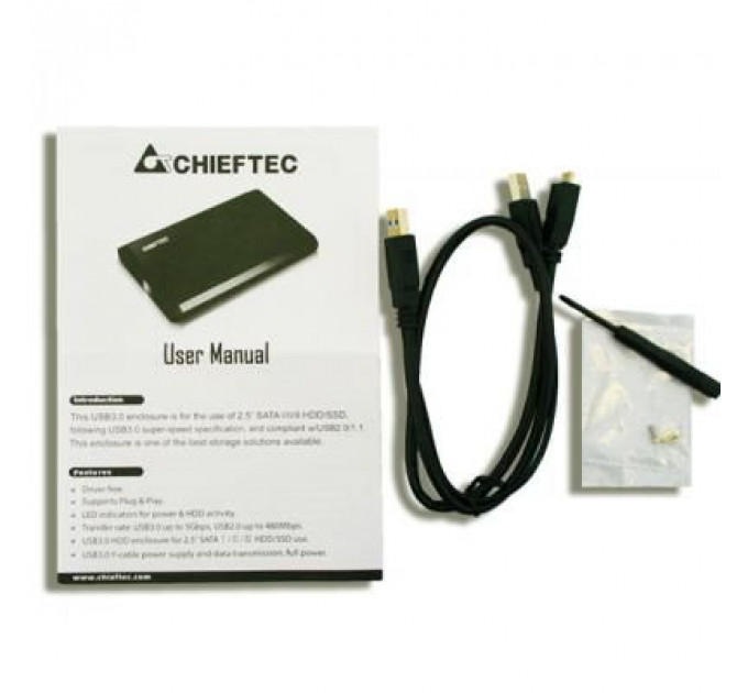 Кишеня зовнішня Chieftec CEB-2511-U3