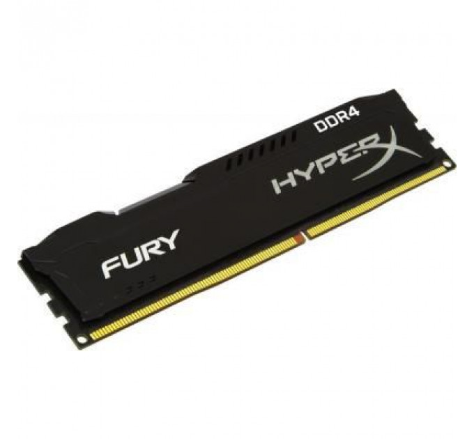 Модуль пам'яті для комп'ютера DDR4 4GB 2400 MHz Fury Black Kingston Fury (ex.HyperX) (HX424C15FB/4)