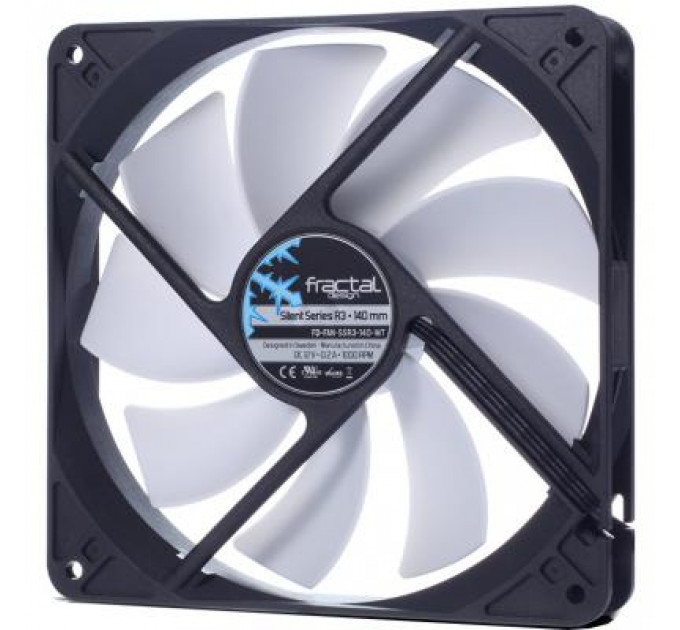 Кулер до корпусу Fractal Design Silent Series R3 140mm (FD-FAN-SSR3-140-WT)