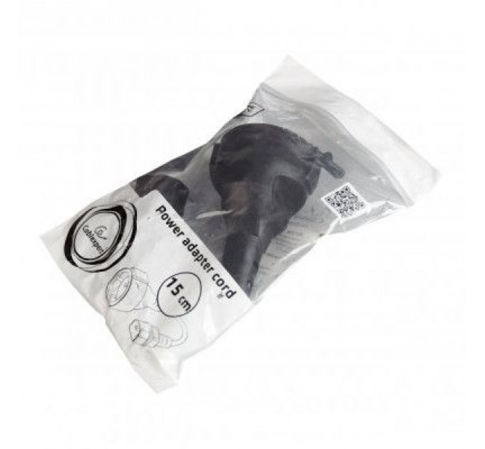 Кабель живлення C14 male to Schuko female 0.15 Cablexpert (PC-SFC14M-01)