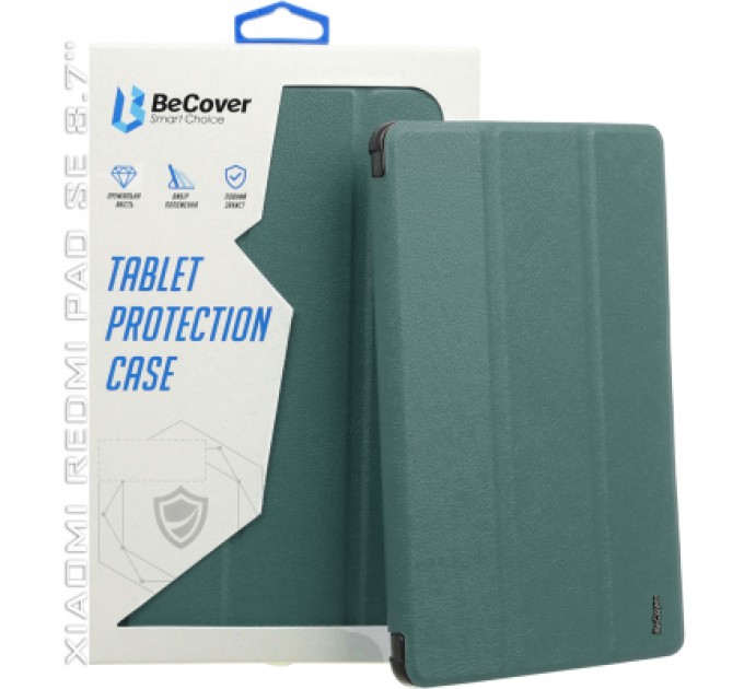BeCover Чохол до планшета BeCover Smart Case Xiaomi Redmi Pad SE 8.7" Dark Green (711906)