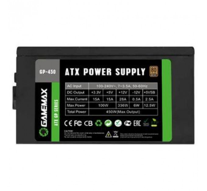 Блок живлення Gamemax 450W (GP-450)