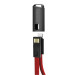 ColorWay Дата кабель USB 2.0 AM to Lightning 0.22m red ColorWay (CW-CBUL021-RD)