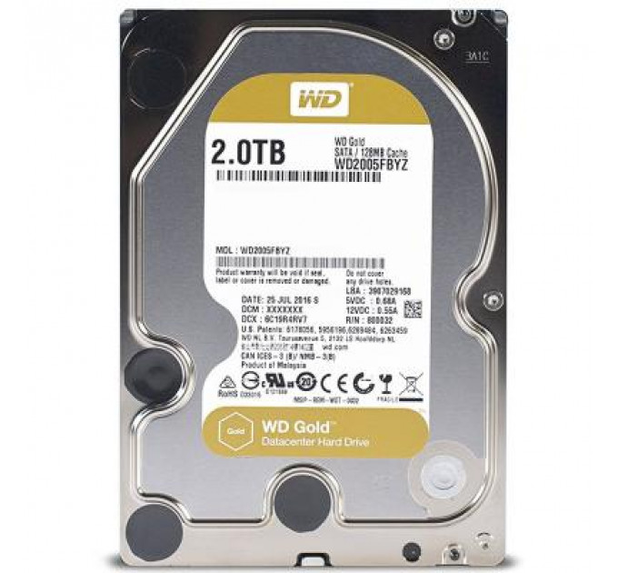 Жорсткий диск 3.5" 2TB WD (WD2005FBYZ)