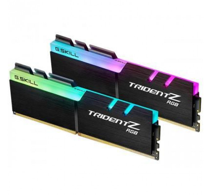 Модуль пам'яті для комп'ютера DDR4 16GB (2x8GB) 3200 MHz Trident Z RGB G.Skill (F4-3200C16D-16GTZR)