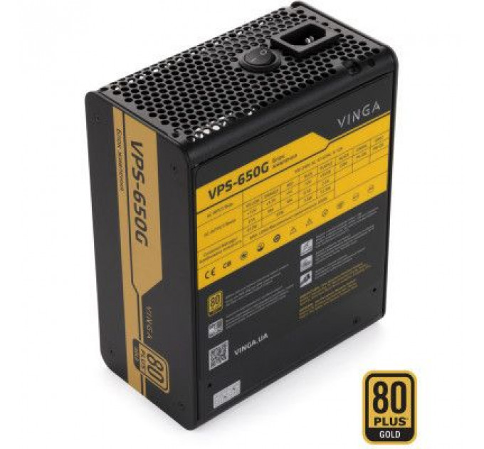 Блок живлення Vinga 650W (VPS-650G)