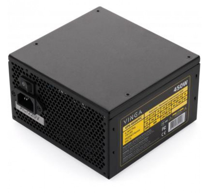 Блок живлення Vinga 450W (VPS-450APFC)