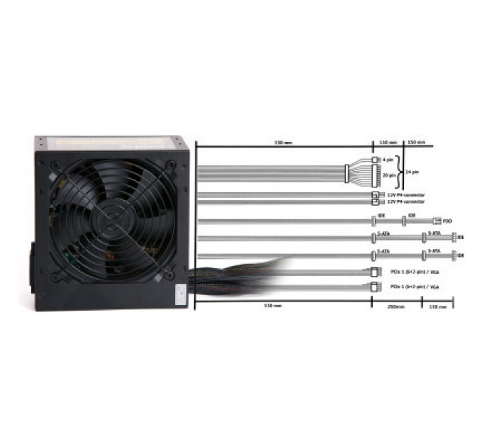 Блок живлення Vinga 500W (VPS-500P)