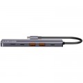 Canyon Порт-реплікатор Canyon Docking Station DS-17 6 in 1 4k USB-C hub (CNS-TDS17)