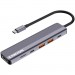Canyon Порт-реплікатор Canyon Docking Station DS-17 6 in 1 4k USB-C hub (CNS-TDS17)