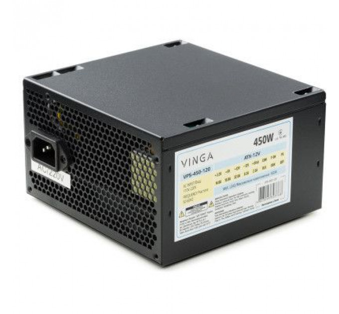 Блок живлення Vinga 450W ОЕМ (VPS-450-120)