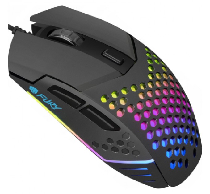 Fury Мишка Fury Battler USB Black (NFU-1654)