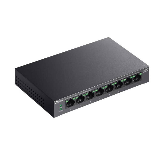 TP-Link 8-портовий гігабітний комутатор, LS108GP TP-LINK