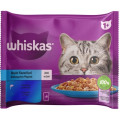 Whiskas Вологий корм для кішок Whiskas тунець, лосось в желе 4х85 г (8410136025433)