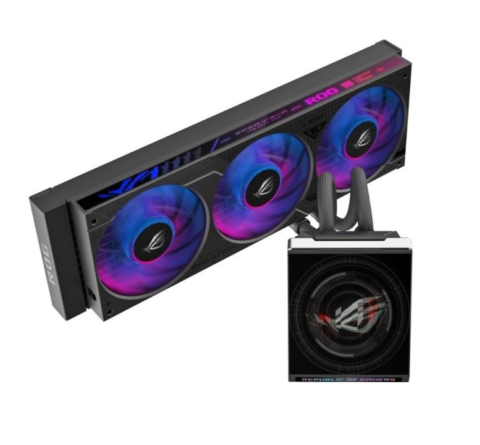 ASUS Система водяного охолодження Asus ROG Strix SLC IV 360 ARGB LCD Black (90RC01S1-B0EAY0)