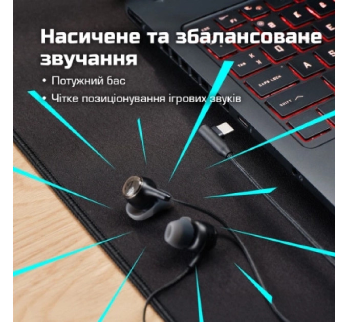 HyperX Навушники HyperX Cloud Earbuds III S Wired Red (BN7S2AA)