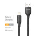 ColorWay Кабель ColorWay USB - Lightning (M/M), TPE embossed, 3А, 2 м, Black (CW-CBUL102-BK)