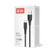 ColorWay Кабель ColorWay USB - USB Type-C (M/M), textured PVC, 3А, 2 м, Black (CW-CBUC095-BK)
