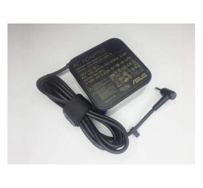 ASUS Блок живлення до ноутбуку ASUS 65W 19V 3.42A разъем 4.0/1.35 кардр. под кабель (ADP-65GD)