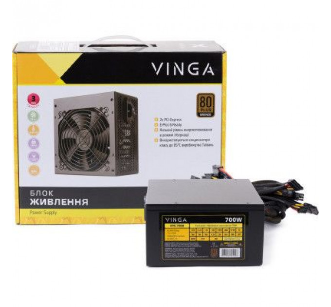 Блок живлення Vinga 700W (VPS-700B)