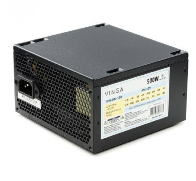 Блок живлення Vinga 500W ОЕМ (VPS-500-120)