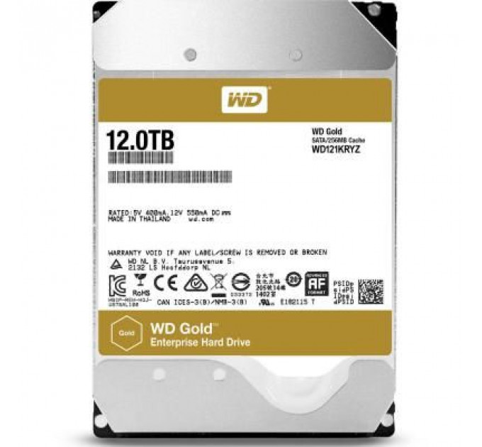 Жорсткий диск 3.5" 12TB WD (WD121KRYZ)