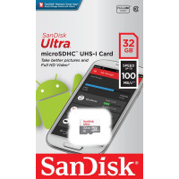 Карта пам'яті SanDisk 32GB microSD class 10 Ultra Light (SDSQUNR-032G-GN3MN)
