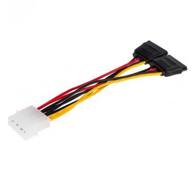 Кабель живлення SATA power 2x 0.2m Atcom (16148)