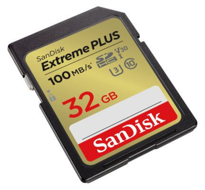 SanDisk Карта пам'яті SanDisk 32GB SDXC class 10 Extreme PLUS (SDSDXWT-032G-GNCIN)