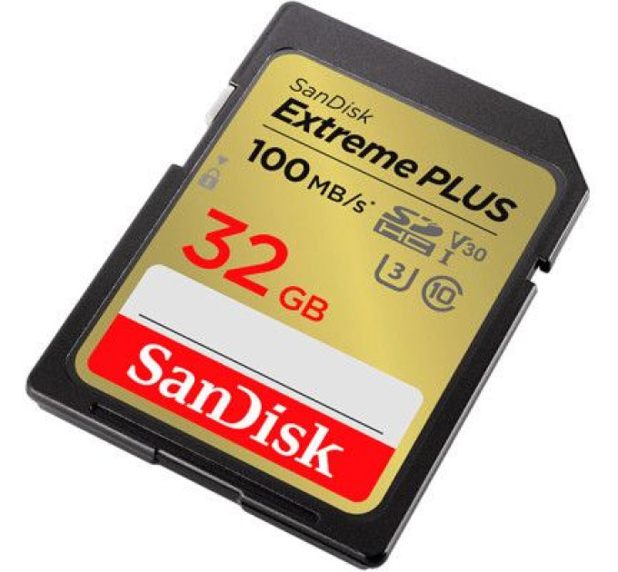 SanDisk Карта пам'яті SanDisk 32GB SDXC class 10 Extreme PLUS (SDSDXWT-032G-GNCIN)