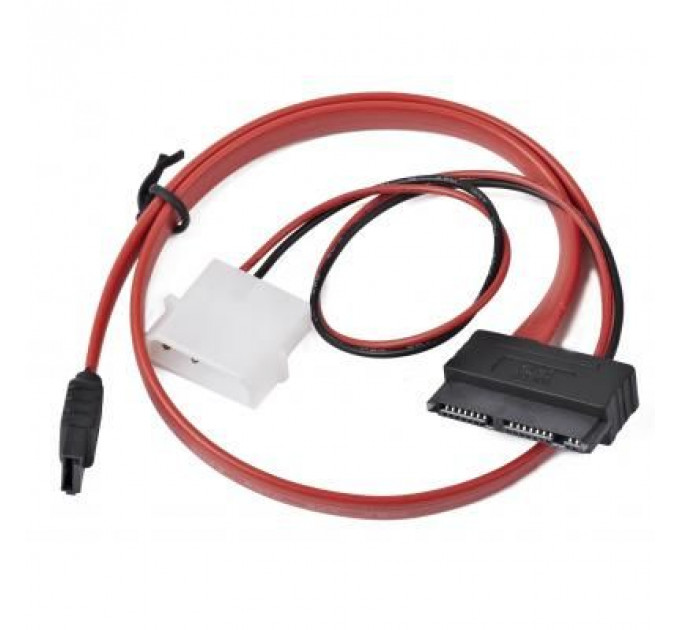 Кабель для передачі даних Molex+SATA to MicroSATA 0.25m Cablexpert (CC-MSATA-001)
