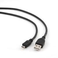 Кабель micro Cablexpert CCP-mUSB2-AMBM-0.3M, USB 2.0 A-тато/Micro B-тато, 0.3 м.