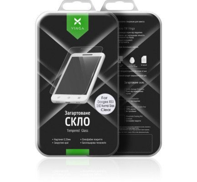 Vinga Скло захисне Vinga для Doogee X53 (VTPGS-DX53)