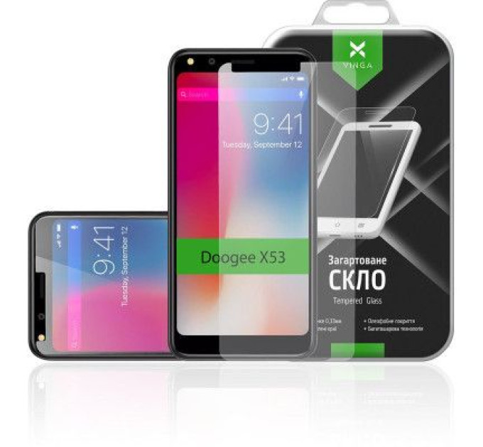 Vinga Скло захисне Vinga для Doogee X53 (VTPGS-DX53)