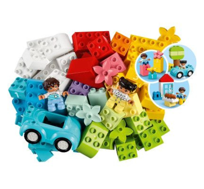 LEGO Конструктор LEGO DUPLO Classic Коробка з кубиками 65 деталей (10913)