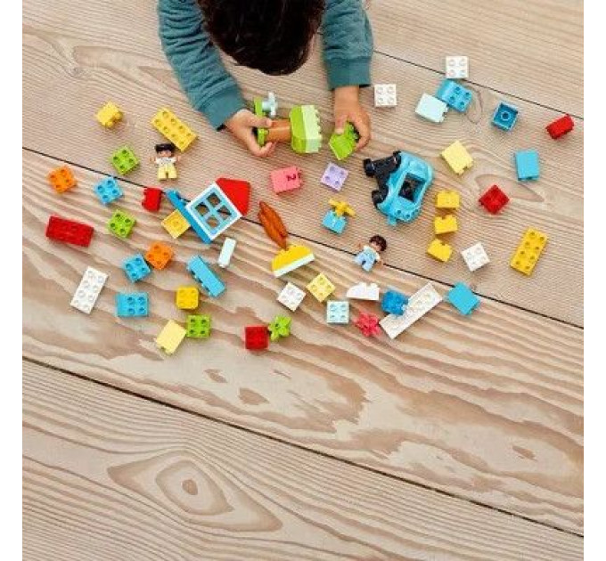 LEGO Конструктор LEGO DUPLO Classic Коробка з кубиками 65 деталей (10913)
