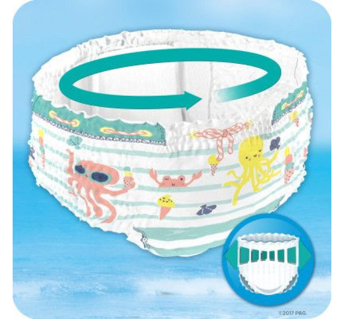 Pampers Підгузки Pampers для плавання Splashers Розмір 5-6 (14+ кг) 10 шт (8001090728951)