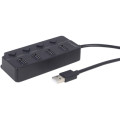 Gembird Концентратор Gembird USB 2.0 4 ports (UHB-U2P4P-01)